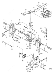 Mercruiser transom swivel nut wrench