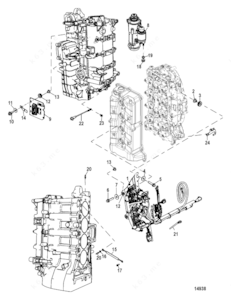 Mercury 115 four stroke engine parts