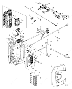 Mercury 1400 switch box diagram