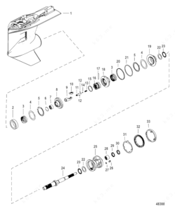 Mercury 150 4-stroke parts diagrams