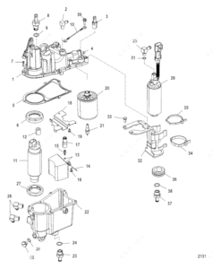 Mercury 175 pro xs diaphragm diagram