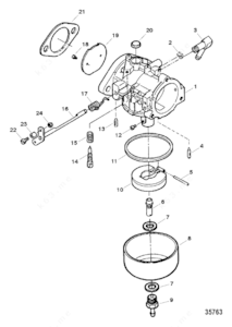 Mercury 50 hp motor parts diagram