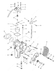 Mercury carburator part