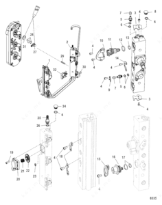 Mercury fuel rail rebuild