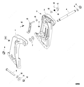 Mercury jet shims for transom boat parts diagram
