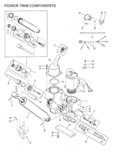 Mercury mariner trim wiring dyagram for ob229190