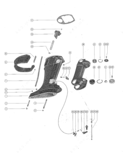 Mercury optimum max 200 shift shaft assembly