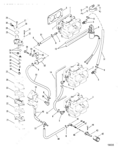 Mercury outboard lower unit diagram