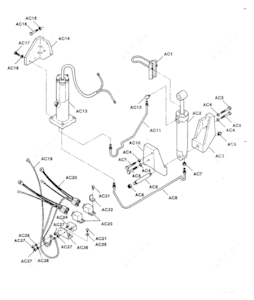 Mercury outboard parts trim unit