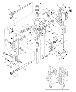 Mercury outboard power lift parts 1994 model