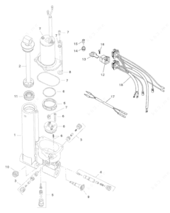 Mercury power trim parts diagram
