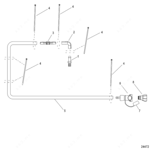 Mercury s n 0b151462 engine diagram