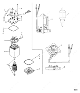 Mercury trim motor 826729a10 parts diagram pdf