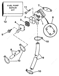 Model 58015-wyn water pump parts