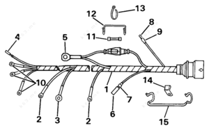 Model g98a cable assembly diagram