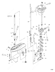 Murcury 4 stroke 115 outboard shaft housing