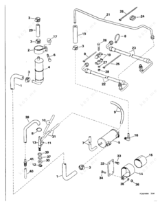 New holland tc30 power steering hose