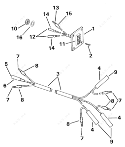 Nh400be tip switch replacement parts list diagram assembly