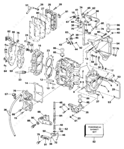 Oil passage diagram for m54 cylinder head