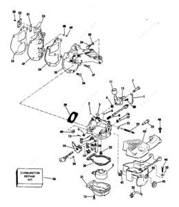 Omc 531 engine manifold parts