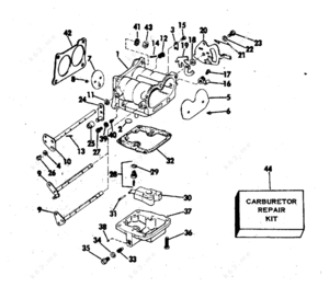 Omc parts diagram 1976