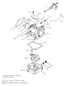 Outboard jet engine diagram