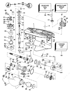 Outboard motor schematic