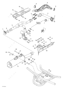 Outlander exhaust pipe diagram