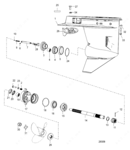Part number mercury 33139 cup bearing horse power