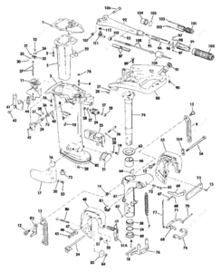 Parts diagram for 1986 yardman tiller