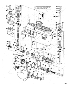 Parts diagram for case 65 a