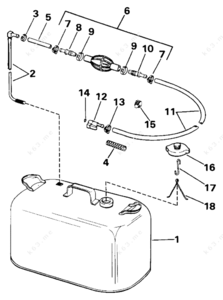 Parts diagram for snap-cut no 55 lopper