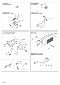 Parts for theraplate and accessories diagram