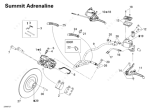 Parts list ski-doo 2007 gtx 600 sdi