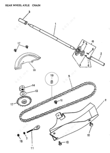 Parts list transit rear axle