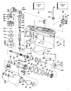 Parts of a chainsaw carb