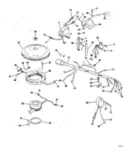 Parts of a distributor diagram