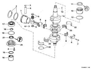 Piston rings diagram