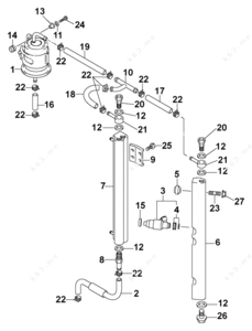 Polaris 750 jet ski schematics diagram injection hoses diagram