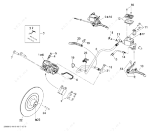 Polaris explorer 300 brakes caliper diagram