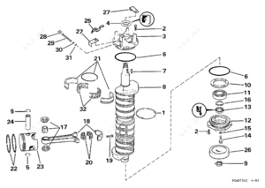 Polaris trailblazer 250 images flywheel crankcase seal diagram