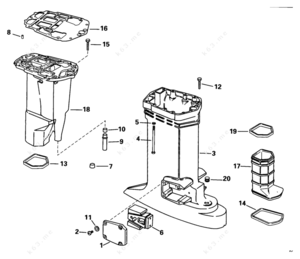 Pompe a injection a piston bosch en coupe