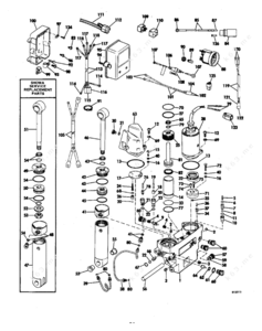 Power trim model 200-8 parts diagram