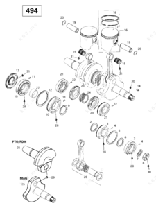 Powers mixing valve parts