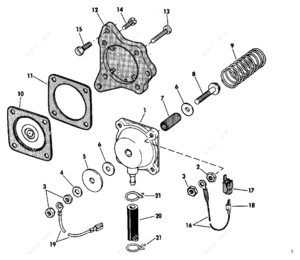 Pressure switch housing grips
