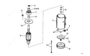 Prestolite 71261 starter parts