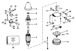 Prestolite starter meo 6003 parts diagram