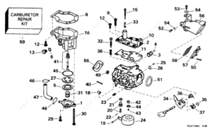Pro force 90 1996 carburetor diagram