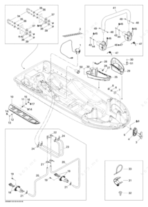 Racing hull parts diagram