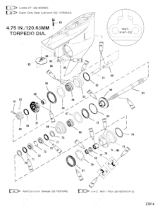 Rc deep vee prop arrangement diagram